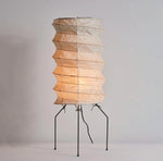 Kaze Origami Floor Lamp – Handcrafted Washi Paper & Iron Sculptural Light