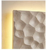 Hive Hexagonal Travertine Wall Sconce for Modern Interiors