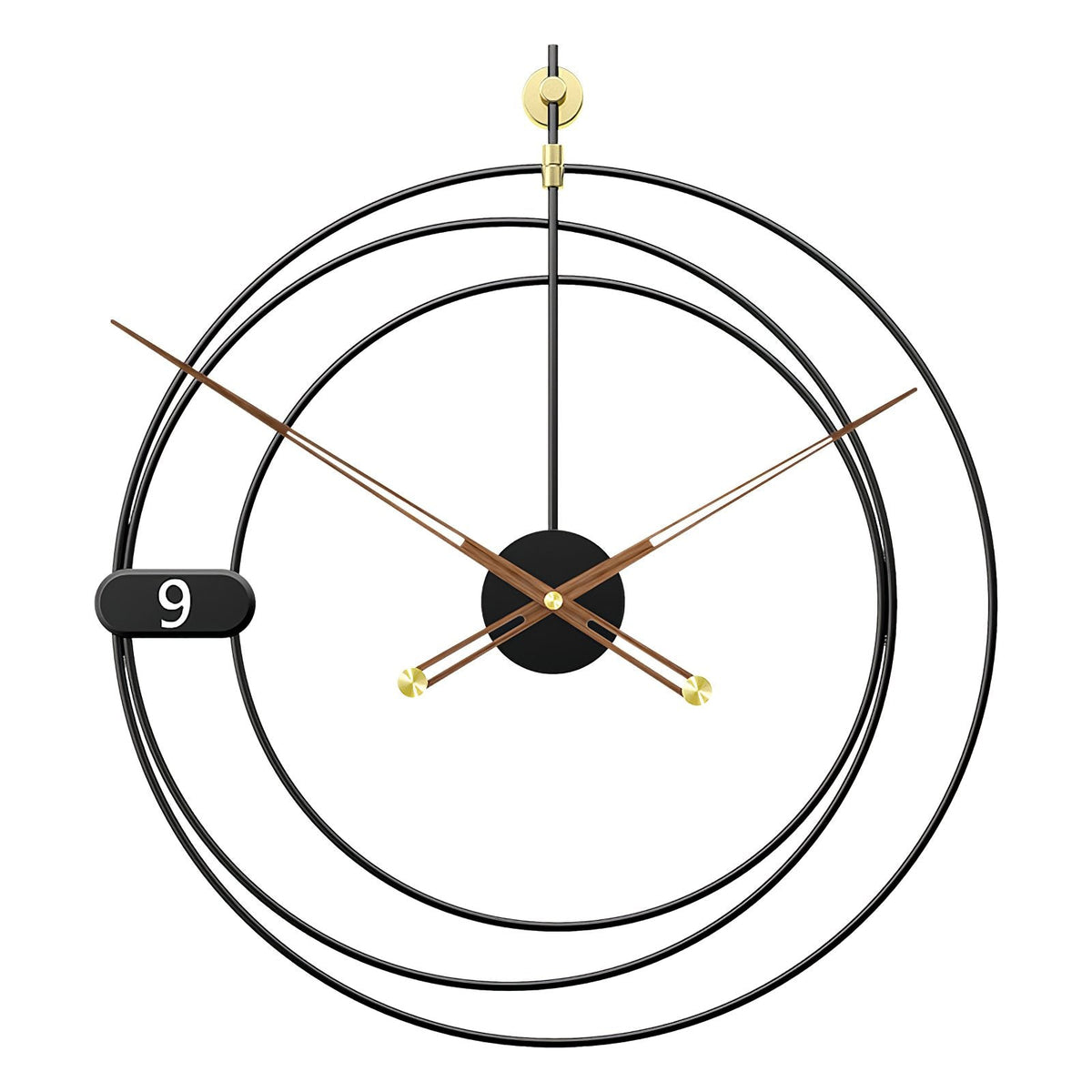 Runde Wanduhr
