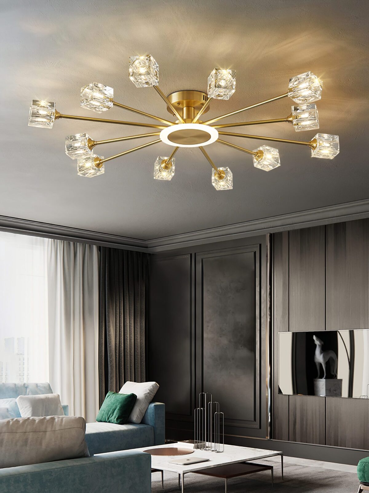 Rubik’s Cube Ceiling Lamp