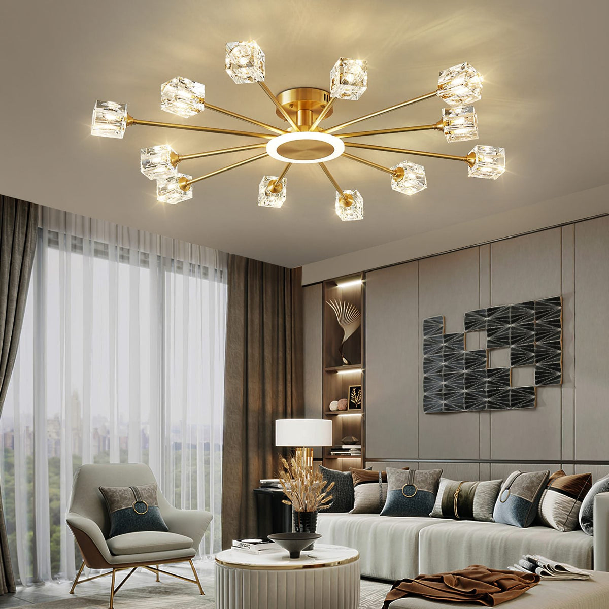 Rubik’s Cube Ceiling Lamp