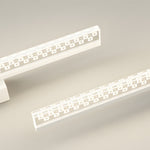Modern Led Vanity Light Geometric Acrylic Shade 3 Step Dimming