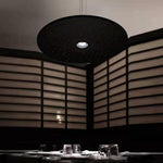 Round Plate Shaped Led Modern Pendant Light