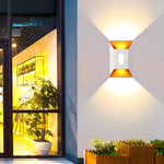 Waterproof Led Up And Down Lights Modern Wall Lamp