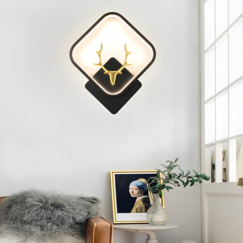 Creative Antlers Design Led Modern Wall Lamp Li002233