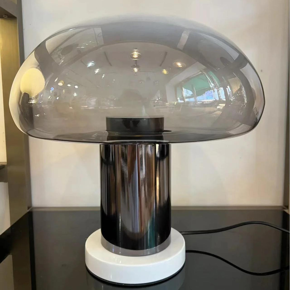 Simple Glass Desk Lamp For Middle Aged Childrens Room