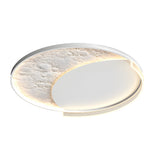 Geometric Simple Lunar Texture 3 Step Dimming Led Modern Ceiling Lamp