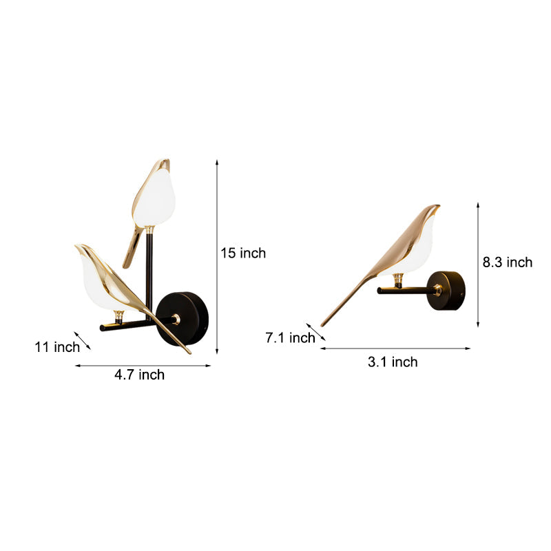 Magpies Creative Bird Nordic Wall Lamp Li002582