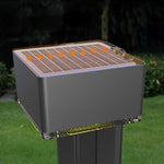 Waterproof Led Solar Powered Lawn Light Ha083342