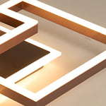 Square Overlapping Ceiling Light Fixture Ha077621
