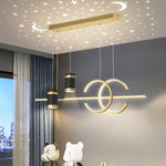Chandelier Style Table Lamp In The Dining Room