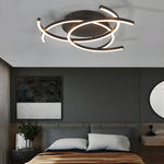 Personality Lines Led Dimmable With Remote Control Modern Ceiling Light Fixture Li002744