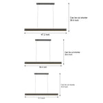 31 5 39 4 47 2 Led Linear Pendant Island Up And Down Light Suspension