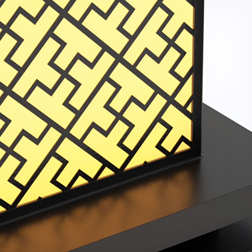 Square Waterproof Solar Outdoor Post Light