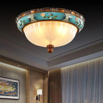 Flower Motif Resin Ceiling Light