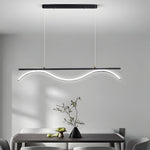 Linear Wave Design Led 1 Light Island Light 47 L