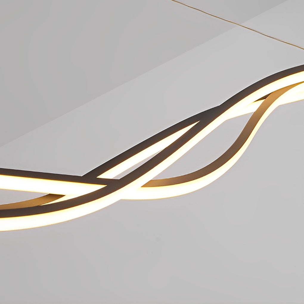 Long Waves Lines Nordic Pendant Light Ha084209