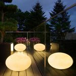 Resin Cobblestone Outdoor Floor Lamp Li002370