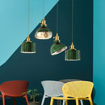 Green Retro Pendant Lights Ha077820