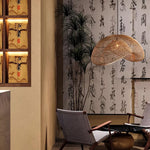 Curva Rattan Pendant Light