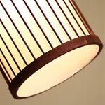 Artisan Bamboo LED Pendant Light – Handwoven Minimalist Hanging Lamp for Modern Interiors