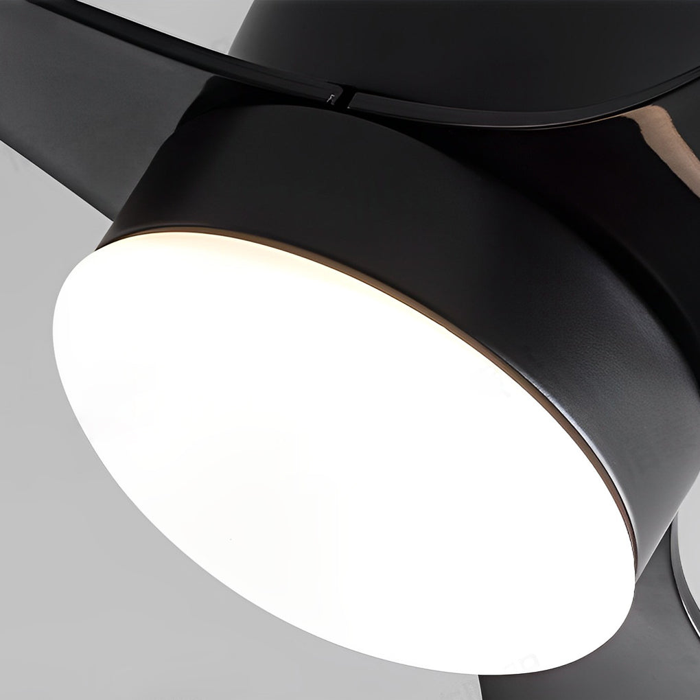 3 Blades Mute Led Ceiling Fan Lamp Ha091731