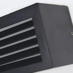 Rectangle Waterproof Led Black Modern Outdoor Wall Sconces Lighting