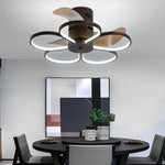 Flowers Bladeless Ceiling Fans Lamp Ha082428