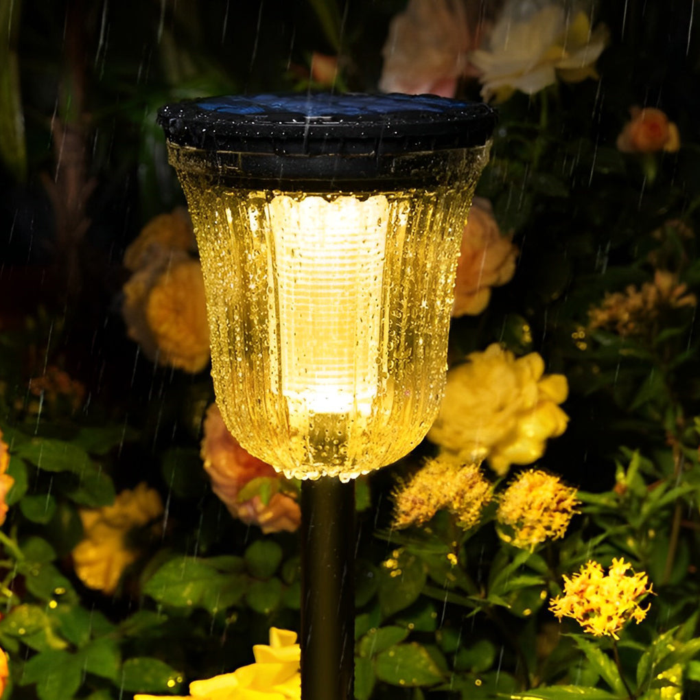 Solar-Powered Motion Sensor Lawn Lights, Set of Two – Modern Landscape Lighting
