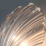 Creative Fan Shaped Glass Three Step Dimming Led Wall Sconce