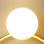 Battery Operated Round Led Hanging Metal Wall Clock