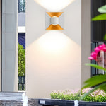 Square Up And Down Lights Led Waterproof Outdoor Sconces