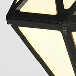 Geometric Black Modern Lawn Lamp Ha077226