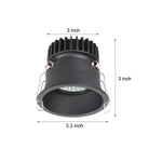 Round 10W Slim Trim Recessed Led Ceiling Downlight