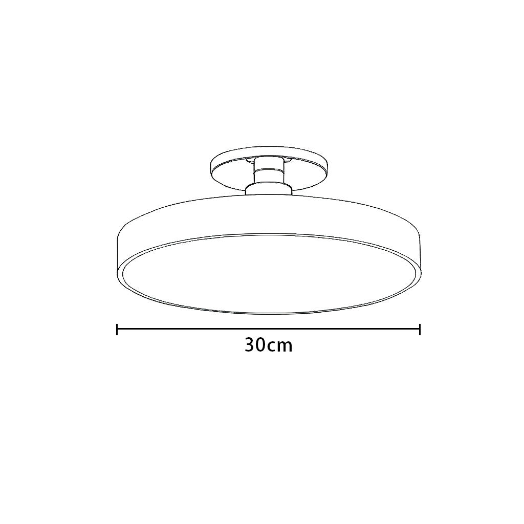 Nordic Round Flush Mount Ceiling Light