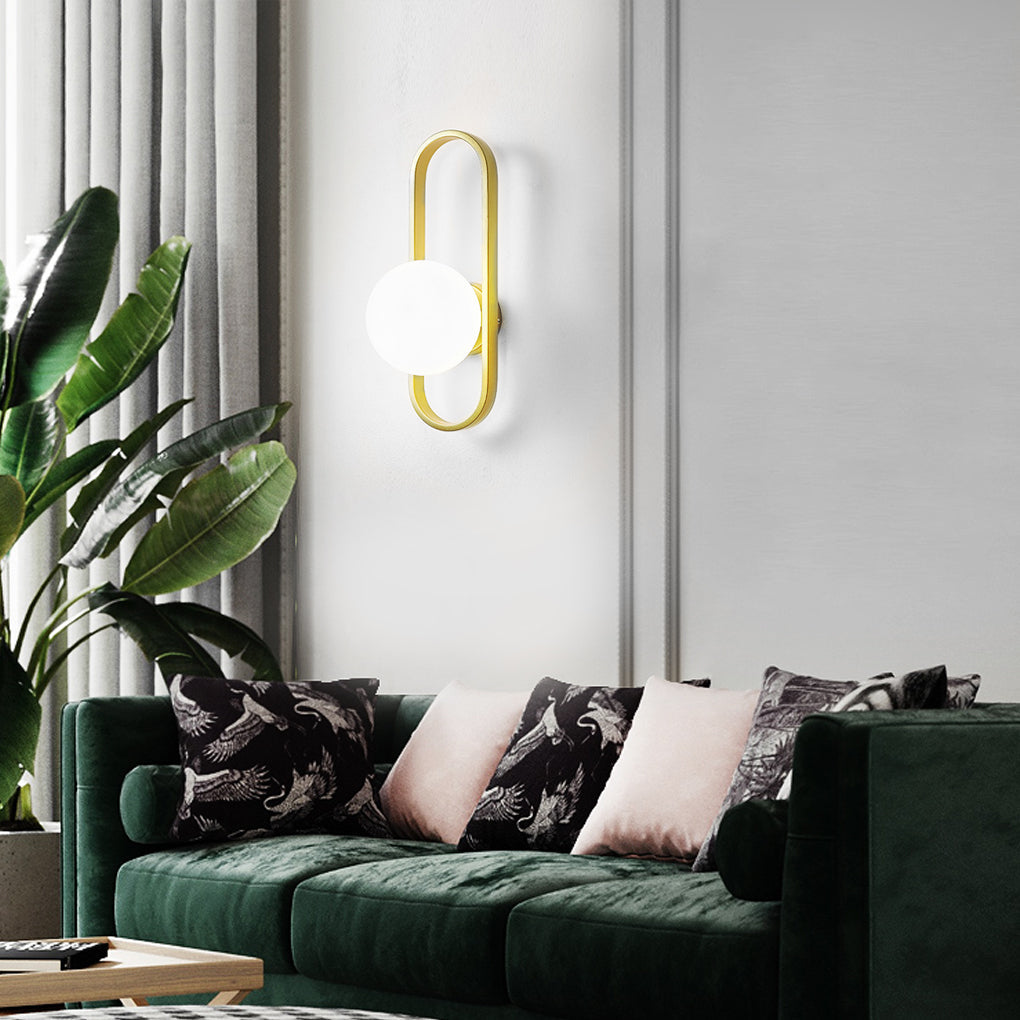 Glass Shade Wall Lamp Ha097815