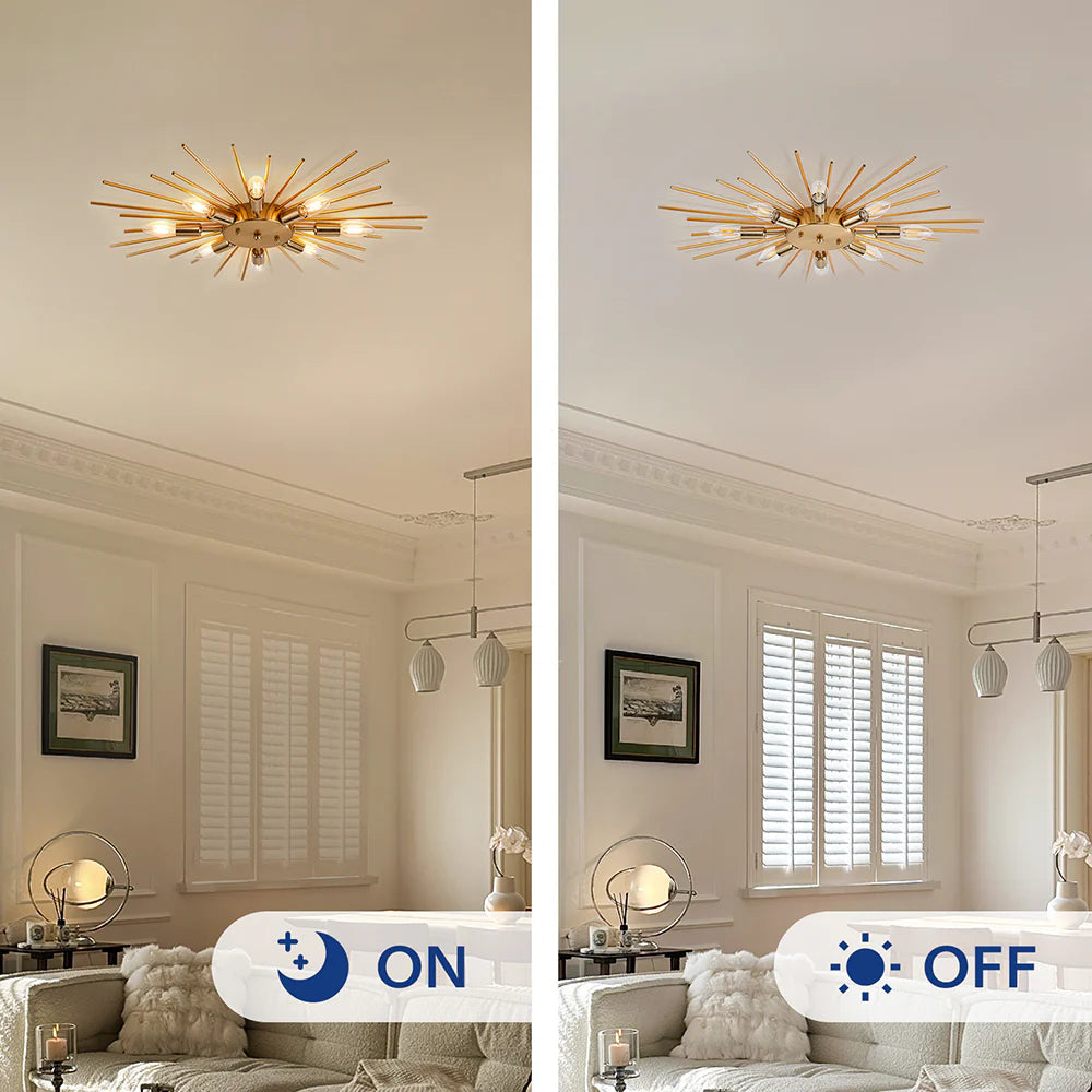 8 Light Metro Glow Ceiling Ligh