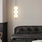 Modern Round String Vertical Balls Pendant Lamp Dimmable Led Chandelier