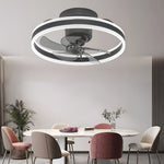 Round Stepless Dimming Modern Ceiling Fan Li001946