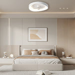 Modern Minimalism White Ceiling Fan With Light