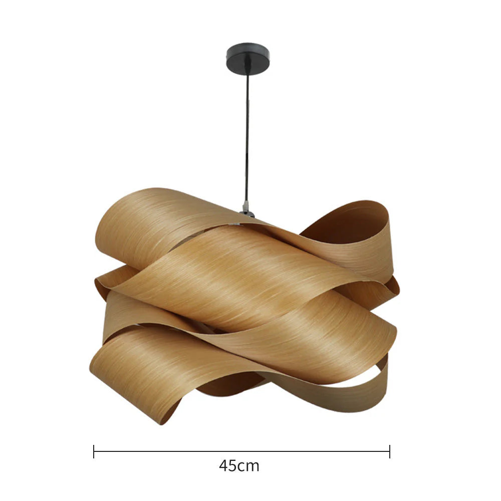 Rustic Modern Irregular Wooden Light
