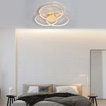 Aurelia Trio Ring LED Ceiling Light – Modern Nordic Semi Flush Mount