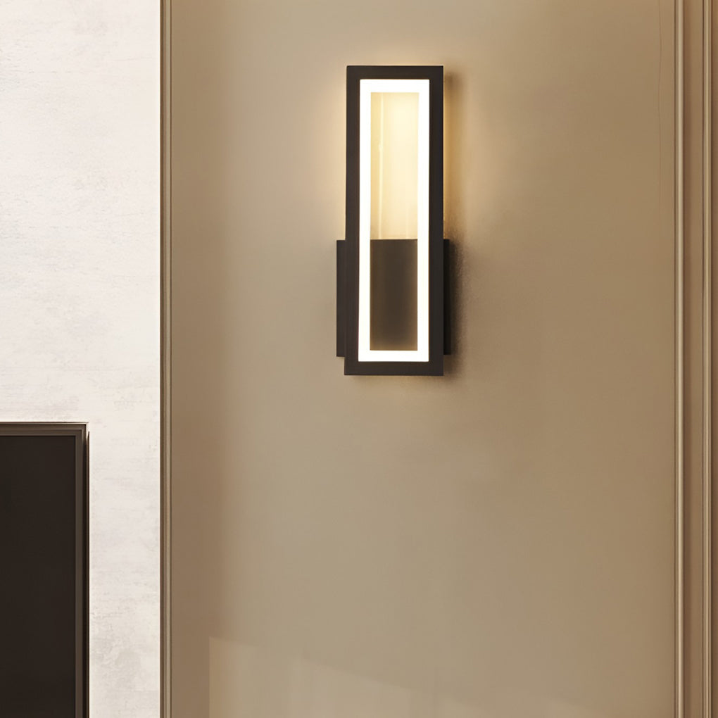 Modern Rectangular LED Wall Sconce for Contemporary Interiors