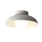 Minimalist Metal Semi Flush Light
