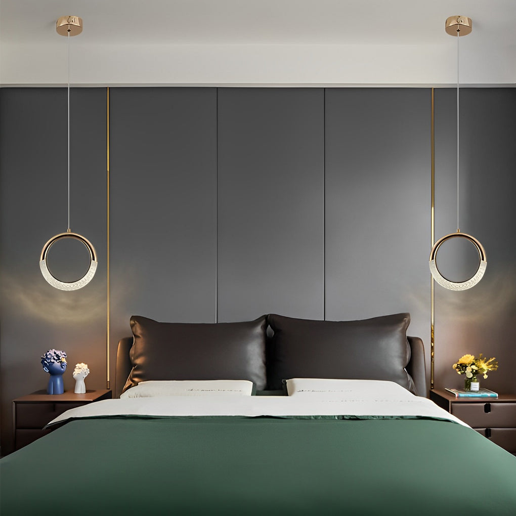 Moon Rings Led Pendant Lighting Ha084508