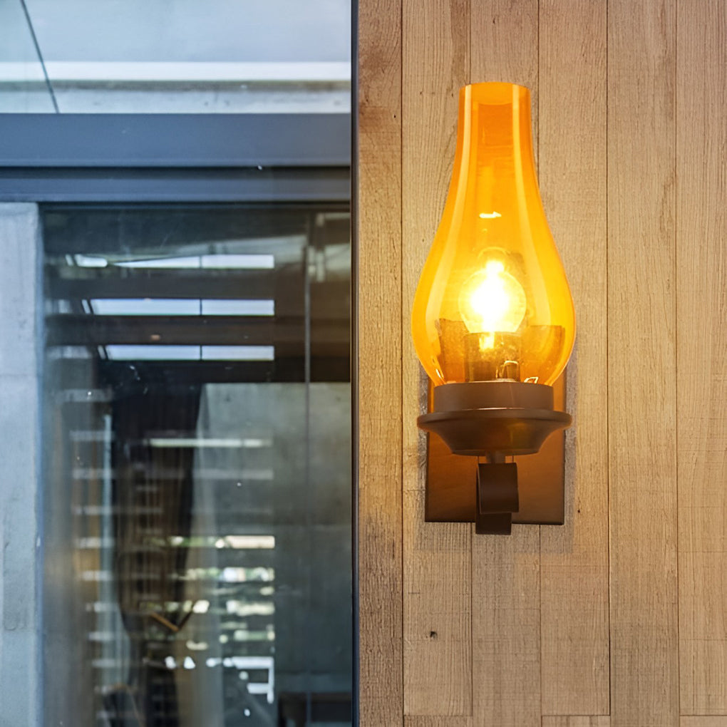 Retro Glass E27 Wall Lamp