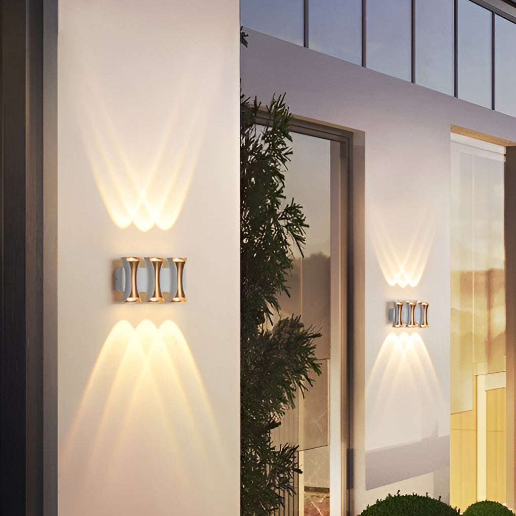 Up And Down Lights Led Modern Outdoor Wall Sconce