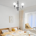 Aurelia Glass Globe Chandelier — Modern French Minimalist Pendant Light