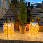 Rattan Lantern Solar Outdoor Light Li002127