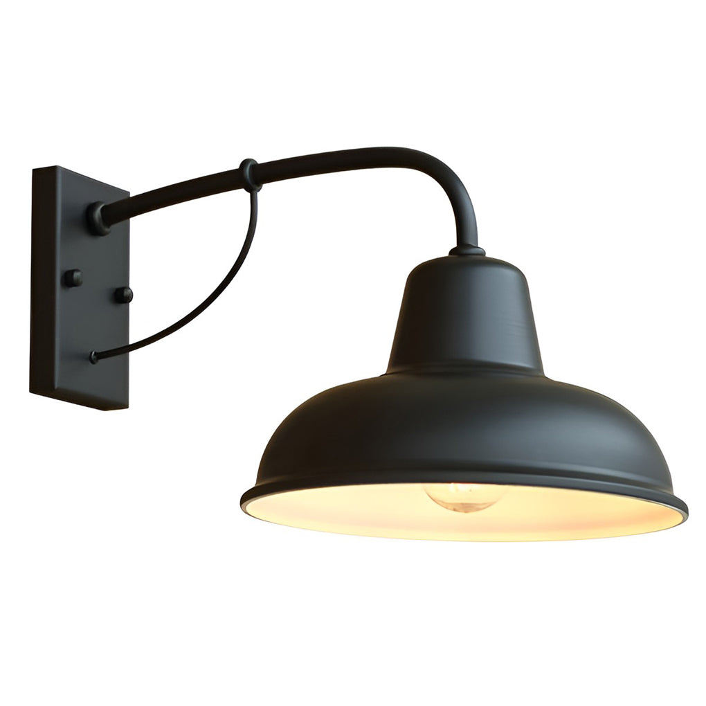 Vintage Trumpet Shaped Led Waterproof Outdoor Wall Lamp